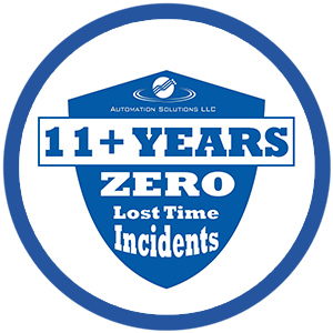 Badge 11 Years of Zero Lost Time Incidents