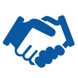 Partnership Blue Icon