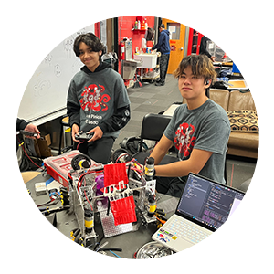 Homestead high school robotics club prepping